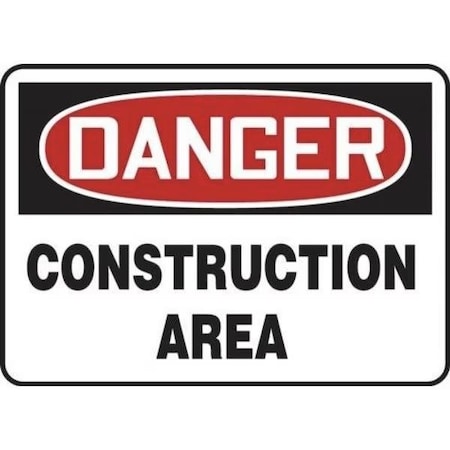 Accuform OSHA DANGER SAFETY SIGN CONSTRUCTIO MCRT106XP MCRT106XP